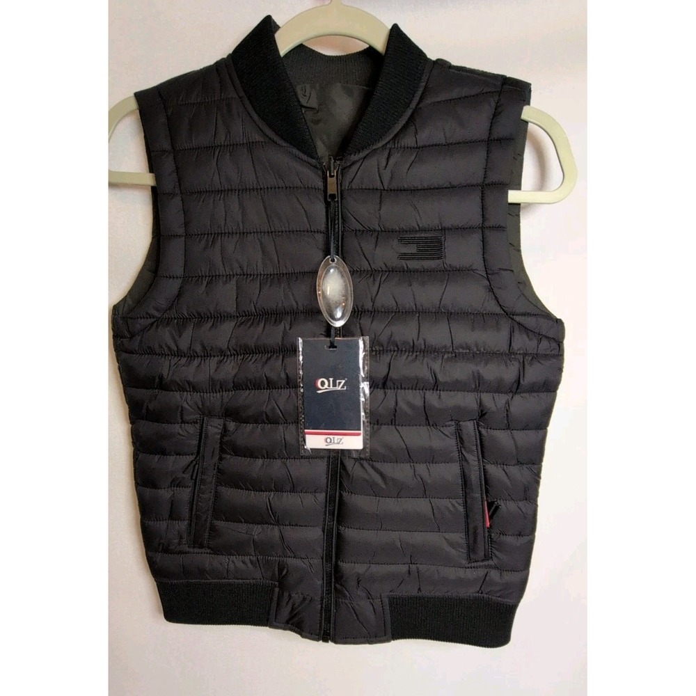 Reversible Puffer Vest Youth 1 Side Black 1 Side Army Green Size 10 NWT